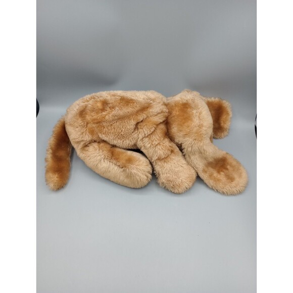 RARE Russ Vintage Max Puppy Dog Stuffed Plush Laying Long Ears Sad Yellow Eyes - Picture 4 of 10